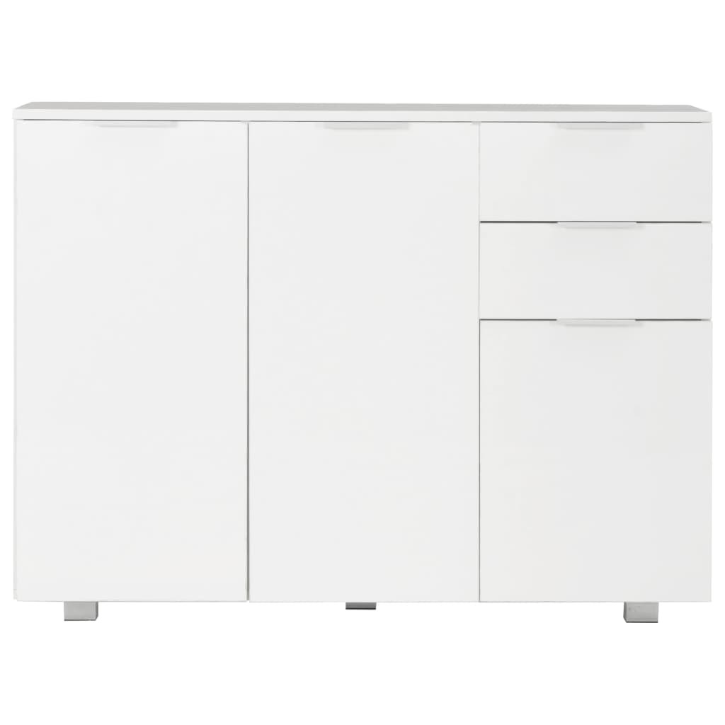 Sideboard High Gloss White 107x35x76 Cm 9 Sideboard High Gloss White 107x35x76 cm